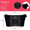 Newest Style Mysterious Black Zodiac Exclusive Custom Makeup Bag Toiletry Bag for Travelling Makeup Brush Bag Wash Pouch ► Photo 2/6