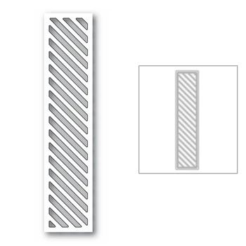 

Rectangle with Line Diagonal Background 2020 New Metal Cutting Dies For DIY Scrapbooking Paper Craft and Card Making No Stamps