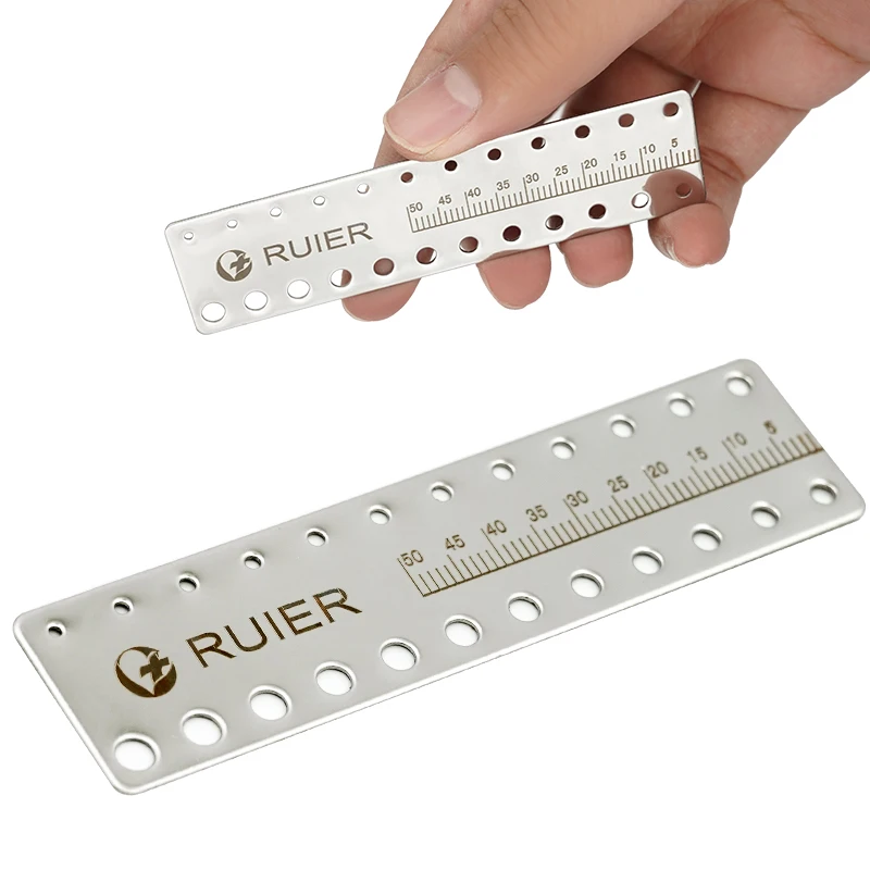 

1pc Dental Endo Rulers Span Measure Scale Instruments Endodontic Dental Materials Root Canal Measuring Ruler Dental Tools