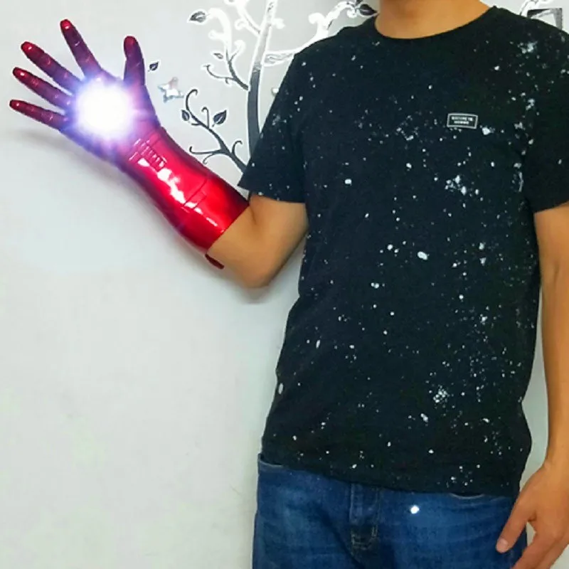 Marvel-Avengers-Iron-Man-Helmet-Gloves-Cosplay-1-1-Light-Led-Ironman-Wearable-Mask-PVC-Action (2)