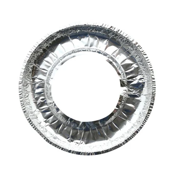 

HOT！-10Pcs Gas Stove Cleaning Pad Thick Aluminum Foil High-Temperature Greaseproof Paper Foil Protector Cover Kitchen Accessorie
