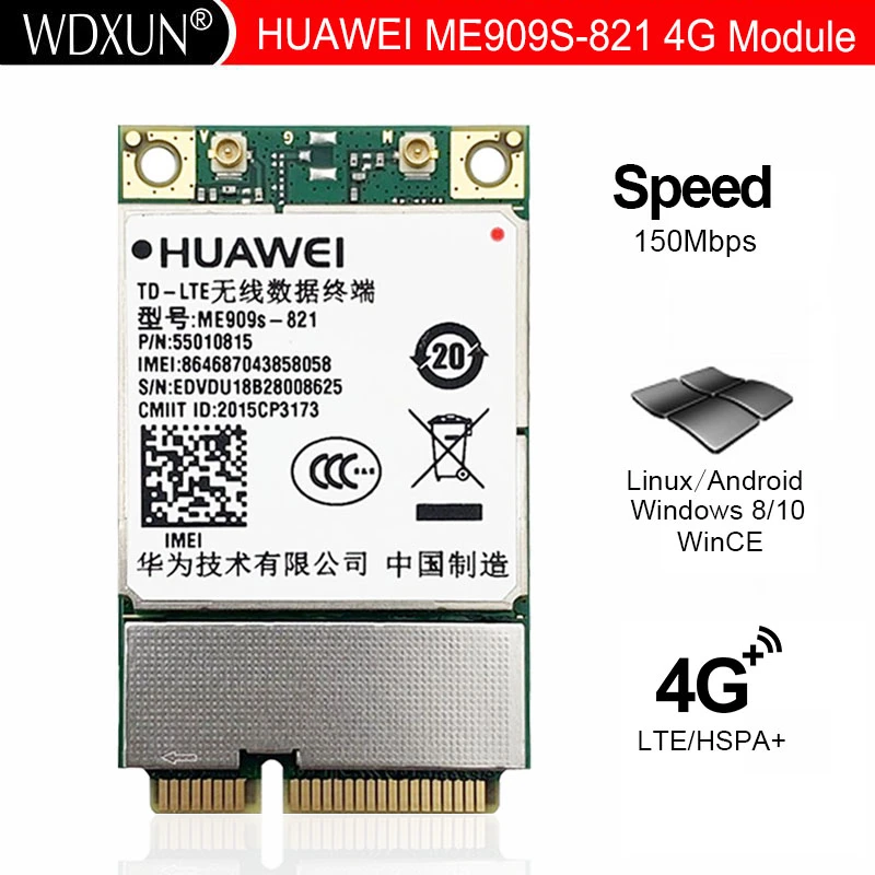 Huawei 4G module ME909S-821 Mobile Unicom Telecom Netcom 3 with 4G genuine original module usb wireless adapter