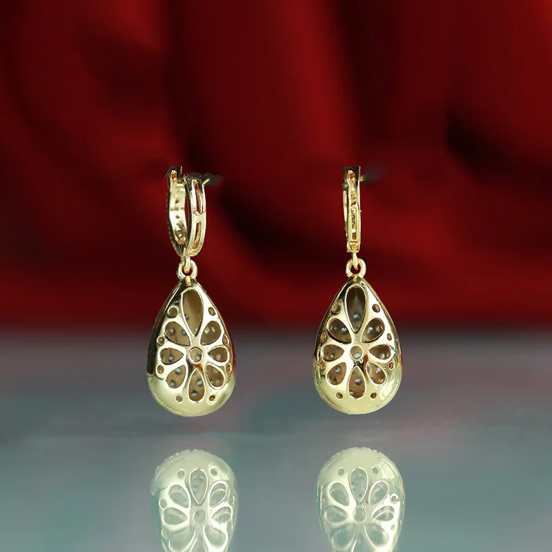 Wick Dolly, новые серьги с кисточками, женские модные аристократические свадебные украшения, 585 розовое золото, натуральный циркон, богемные серьги