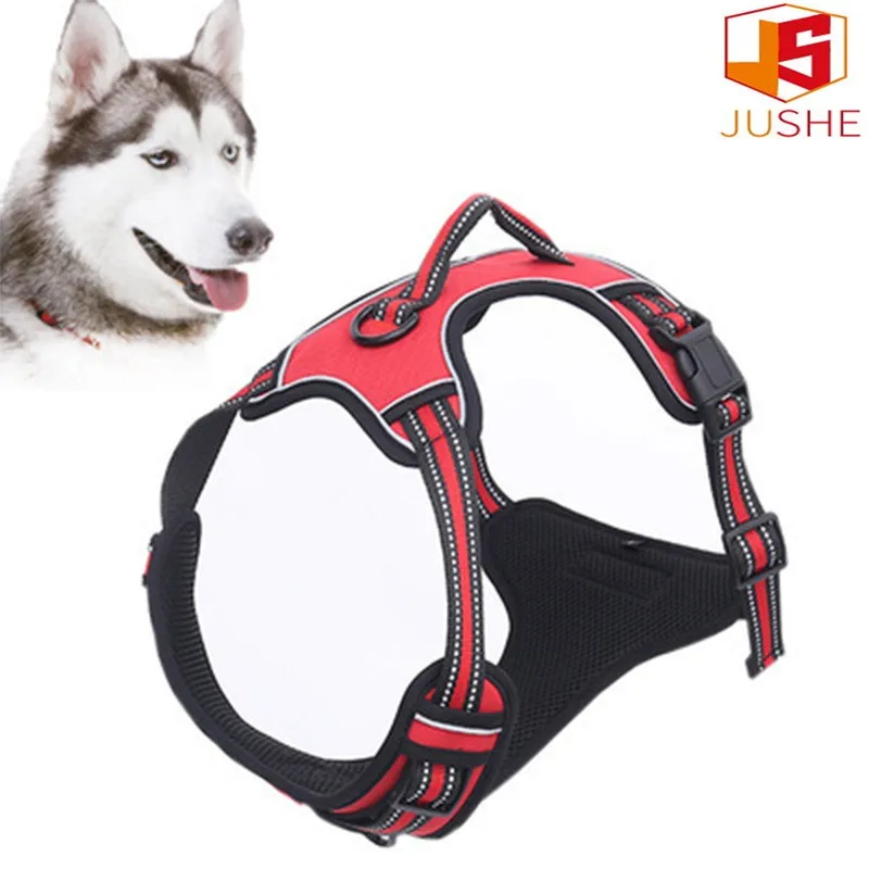 

Pet product colorful pet dog chest reflective harness dog leash small and medium-sized dogs breathable reflective chest