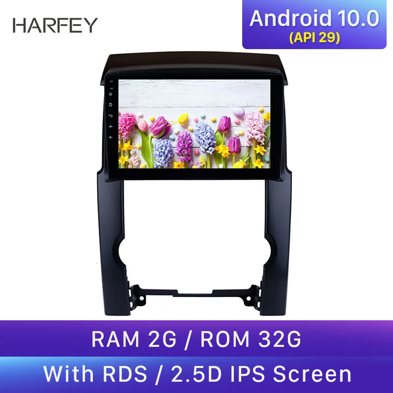 Harfey Android 10 0 1 &quotHD тачскрин автомобильное радио для 2009 2012 KIA Sorento 2Din мультимедийный