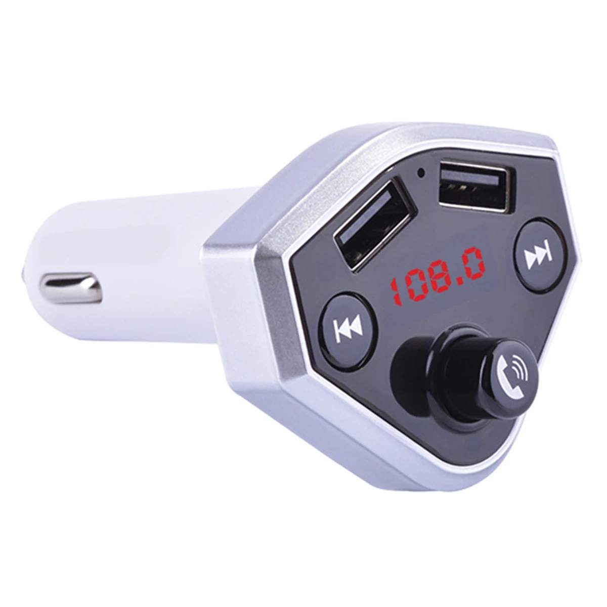 Автомобильный FM передатчик Комплект беспроводной 3.1A двойной USB порт громкой связи MP3 музыкальный плеер автомобильное зарядное устройство BT 4,1