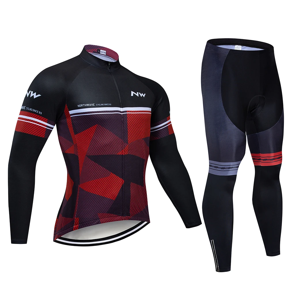 Велосипедная майка Pro Team NW Ropa Ciclismo Hombre Triathlon, комплект для велоспорта MTB, одежда для велоспорта Northwave, комплект для велоспорта с нагрудником и штанами - Цвет: 18