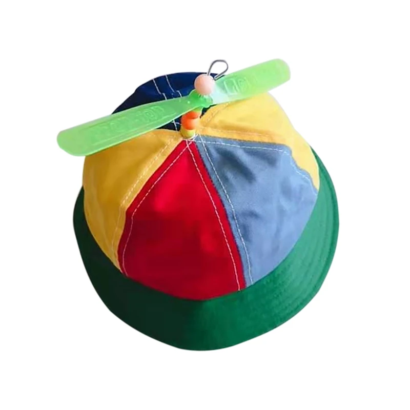 Bucket Hat Детские шапки для мальчиков и девочек, пропеллер, топ, солнцезащитные защитные козырьки, шляпа-ведро, осенняя Повседневная Кепка, детский Реверсивный головной убор - Цвет: Bucket Hat