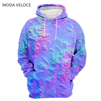 

MODAVELOCE Terrain Hoodie Polyester With Wool Men's Sweatshirt Luxury Anime's Casual Man Hoodie Sweatshirt Slim