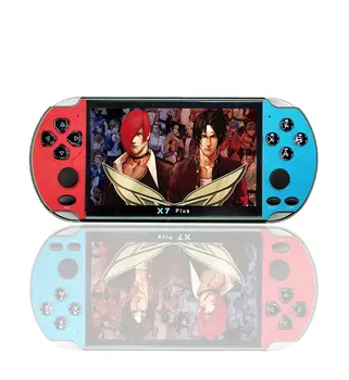 

32/64/128 Bit 5" 7" LCD X9 plus Double rocker 16G Handheld Retro Game Console Video MP5 TF Card for GBA/NES 10000 games X7 color