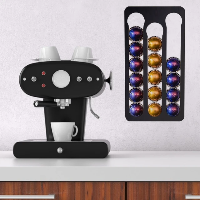 Coffee Pod Holder For Nespresso Vertuo Capsules,Wall-Mounted Storage Rack  For Coffee Capsules,Capacity:17 - AliExpress