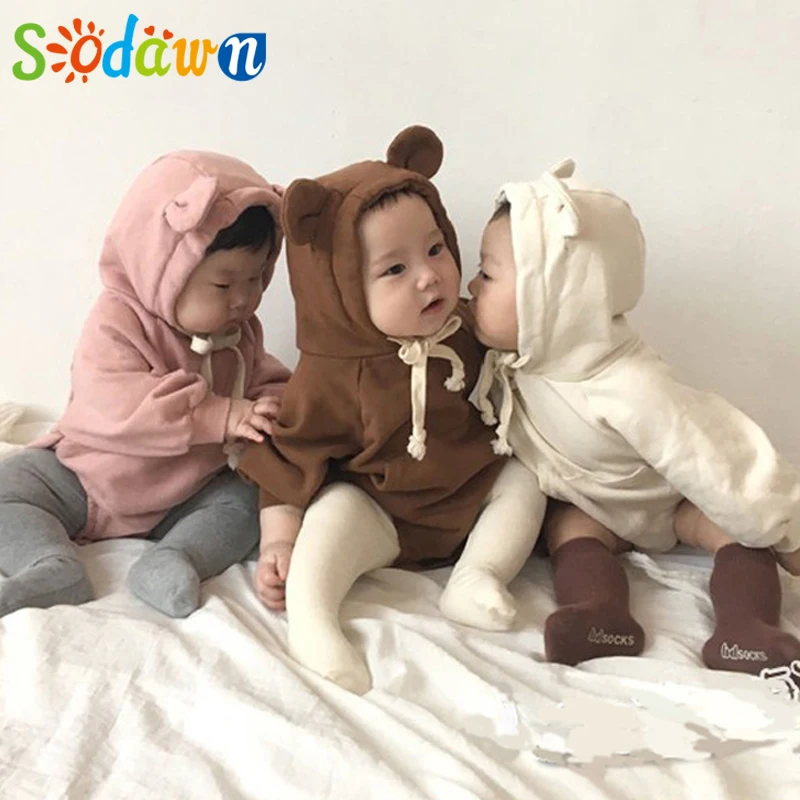 

Sodawn Fashion Baby Boys Girls Sweatshirts Cotton Brief Kids Hoodies Solid Color Winter Children Clothes Long Sleeve Sweatshirts