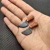 Damascus coating Mini Tiny Kitchen Knife paper letter cutter Sharpen Blade Keychain Fixed blade Small Straight Knife Key Pendant ► Photo 1/6