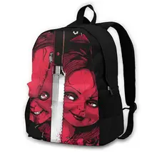 

Chucky Backpacks Pattern Leisure Polyester Backpack Festival Female Bags