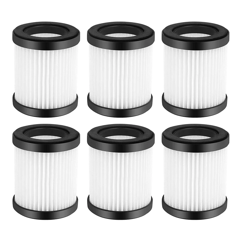 6 Pack Replacement Hepa Fliters Compatible for Moosoo Xl 618A Vacuum