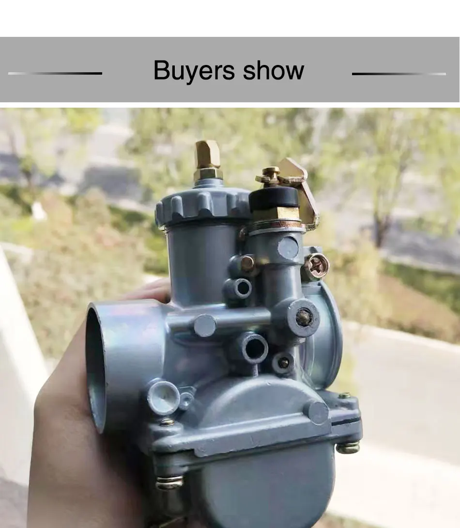 MIKUNI Carburetor VM20 Round Slide ATV Motorcycle Carb Accessory For ATV UTV Dirt Bike Pit Bike 50cc 100cc 125cc - - Racext 32