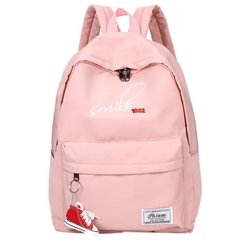 

bags backpacks New Men And Women Student Bag Korean Travel Backpack Wild Waterproof Backpack letter printed female pouch 2020