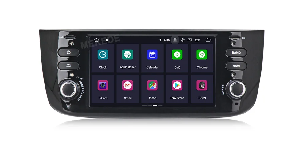 Clearance MEKEDE IPS DSP Car Radio 6.2 inch Android 9.0 4+64G video out Car DVD Player For Fiat/Linea/Punto 2012-2015 10