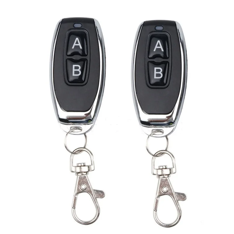 

315 MHz Learning Code Remote Control 2 Key Metal Small Chili Remote Control Swing Car Balance Car Anti-Theft Lock Remote Control