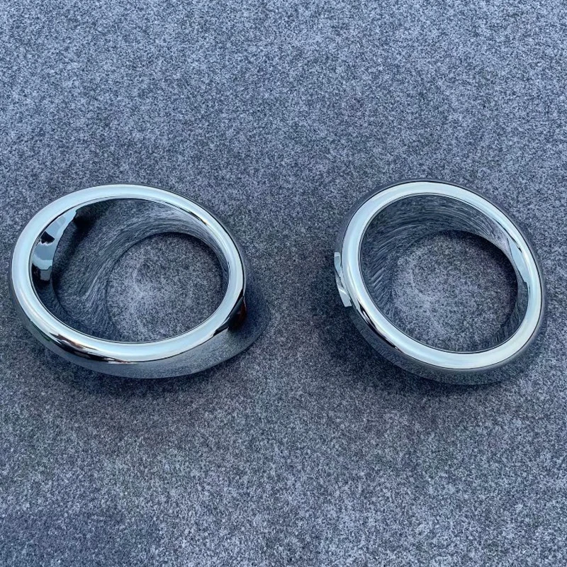 2PCS Для Honda Pilot ПТФ в передний бампер обод для украшения крышка лампы Крышка для автомобильного стайлинга светоотражающий Набор наклеек аксессуары - Цвет: 2PCS