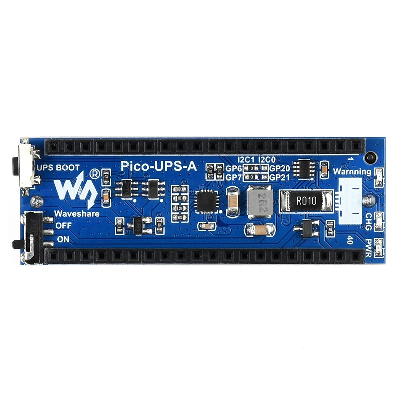 Fonte de Alimentação Proteção da Bateria I2c para Rpi Raspberry Pico Ininterrupta Circuitos Monitoramento Via Ônibus pi Ups - Imagem 5