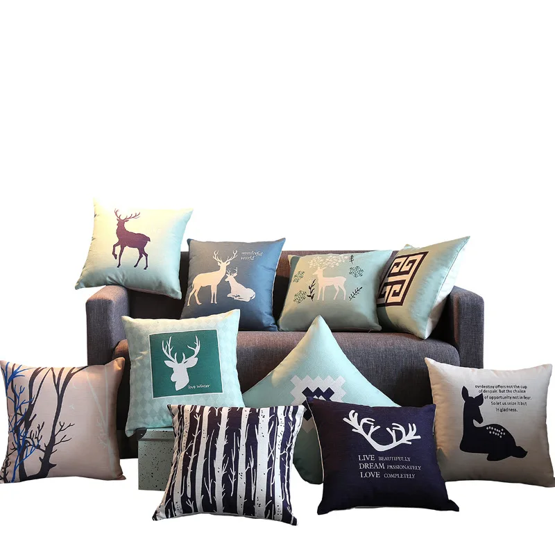 

Marilyn Monroe Farmhouse Home Decor Alpaca Party Chair Pillow Christmas Sofa Pillow Emerald Green Suede Fabric Cojines Navidad C