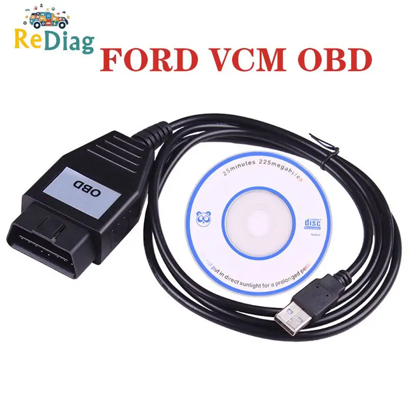 Новейший для FoCOM MINI VCM устройство USB интерфейс для Mazda для Ford VCM OBD obd2 Диагностический кабель Поддержка многоязычный