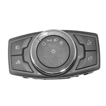

Headlight Lamp Control Switch Fog Light Control Switch Button for Ford F150 2015 2016 2017 FL3T-13D061-BCW FL3T13D061BCW