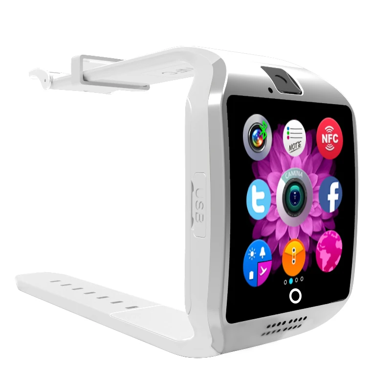 Q18 reloj intelligent camcorder women smart watch GPS Android apple watch bluetooth men's smartwatch SIM Card sleep monitor