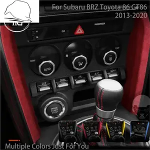 Turn Fur Suede Wrap For Subaru BRZ Toyota 86 GT86 Interior Alcantara  Flocking Handbrake Handle ABS Center Console Accessories - AliExpress