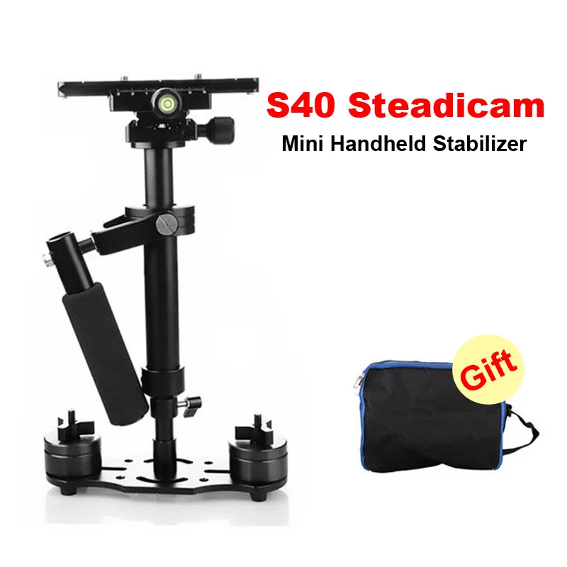 S40 Steadicam 40 см мини Steadycam Pro Ручной Стабилизатор для видеокамеры цифровой камеры Canon