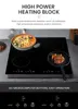 AC220-240V 4 Heads Cooker Induction Cooktop 220V 2000W*4 Waterproof Infrared Cooker Commercial Induction Stove Induction Cookers 3