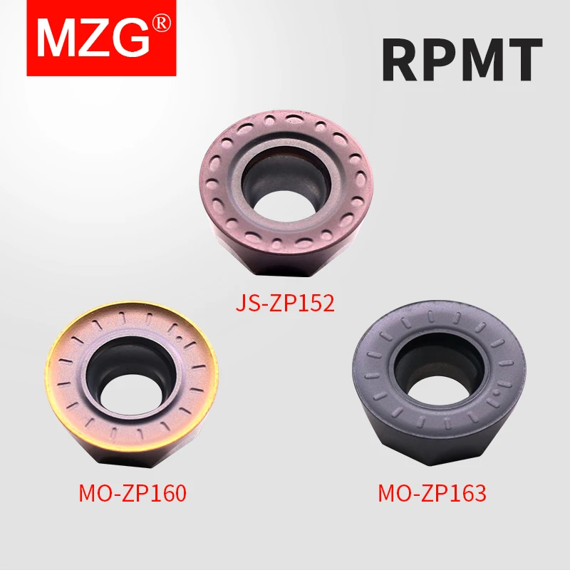 CNC Lathe Machine Tool Holder Milling Cutter Round Nose Carbide Inserts RPMT 1204 10T3 08T2 ZP152 ZP201 10PC hand reamer hss reamer steel reamer tools cobalt reamer carbide reamer