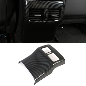 

Car Accessories ABS Carbon Fiber Interior Armrest Box Rear Air Condition Vent Cover Trim 1pcs for Mazda 3 M3 Axela 2019 2020