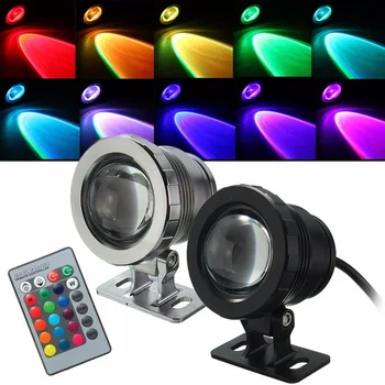 

1Pc Underwater Multiple Color RGB LED Light Outdoor Fountains Pond Pool Spotlight