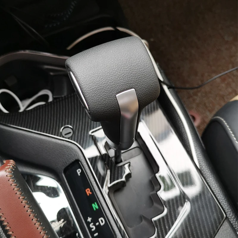 Kaufe Leder-Auto-Getriebe-Handbremsen-Abdeckung für Toyota Corolla Rav4 Rav  4 Camry Yaris L 2014- Auto Gears Handbremse