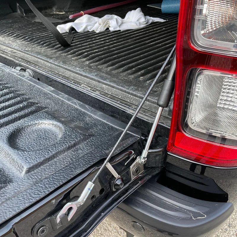 Rear gate Damper Strut Set Fit For Ford Ranger T6 T7 T8 2012-Spring Steel Tailgate Slow Down & Easy Up