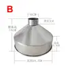 304 stainless steel large wide-bore large funnel grain food industrial refining machinery funnel 24 CM 28 CM ► Photo 3/6