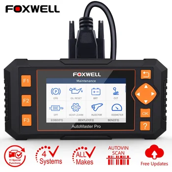 

Foxwell NT634 OBD2 Scanner Professional Engine ABS Airbag Diagnostic Oil Reset Service 11 Special Function OBD 2 Auto Scanner