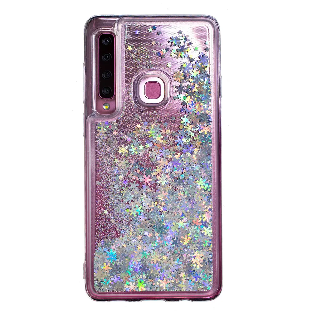 Роскошный блеск зыбучие пески чехол для samsung Galaxy A10 A20 A30 A40 A50 оболочки A70 A20E M10 M20 M30 A9 A7 чехол с жидким песком