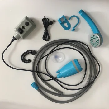 

Car Outdoor Shower Caravan Accessories USB Rechargeable Portable DC3.7V Car Water Gun Pump Travel Pet Dog Take Shower Set