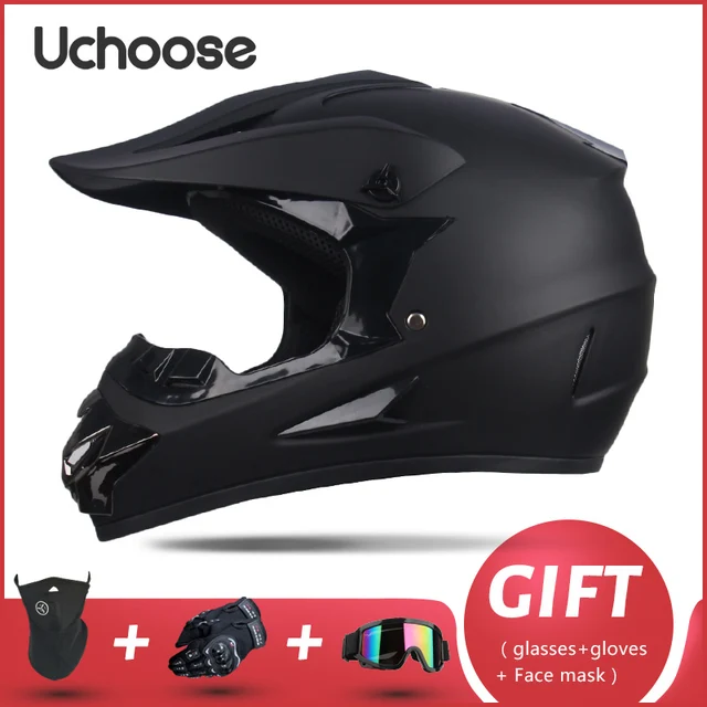 Professional Motorcycle Helmet Off-road Helmet Downhill DOT Racing Motocross Casque Moto Helme3 Free Gift Suitable For Kid 1