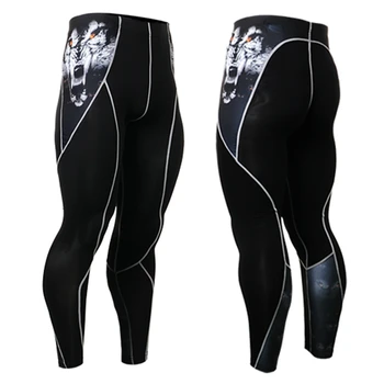 

Compression Pants Mens Leggings Tights Men Sport Pants Fitness Sports Leggings Man Cycling Pant Compression Men Striped Pants