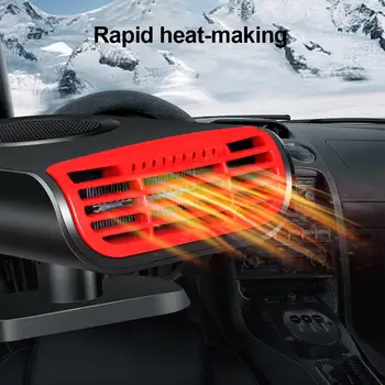 

150W Car Auto Heater 12V Quick Defogging Air Purifier Aromatherapy Demister Defroster Portable Windshield Hot Warm Fan Truck Van