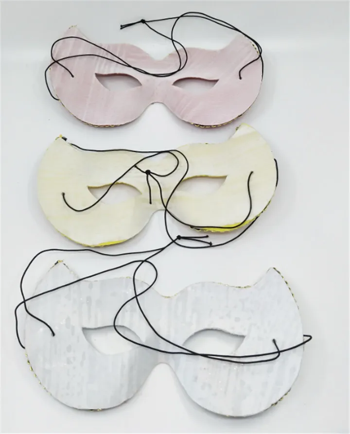 2   EVA Glitter Powder Masks Animal Cat Face Gold Silver Red Color Mask For Women Girls Masquerade Carnival Party Decor Cosplay Mask