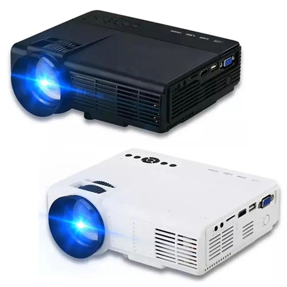 

Newest Mini Full HD Portable LED Projector Home 1080P Video Projector HDMI USB TF Home Cinema Movie Media Player