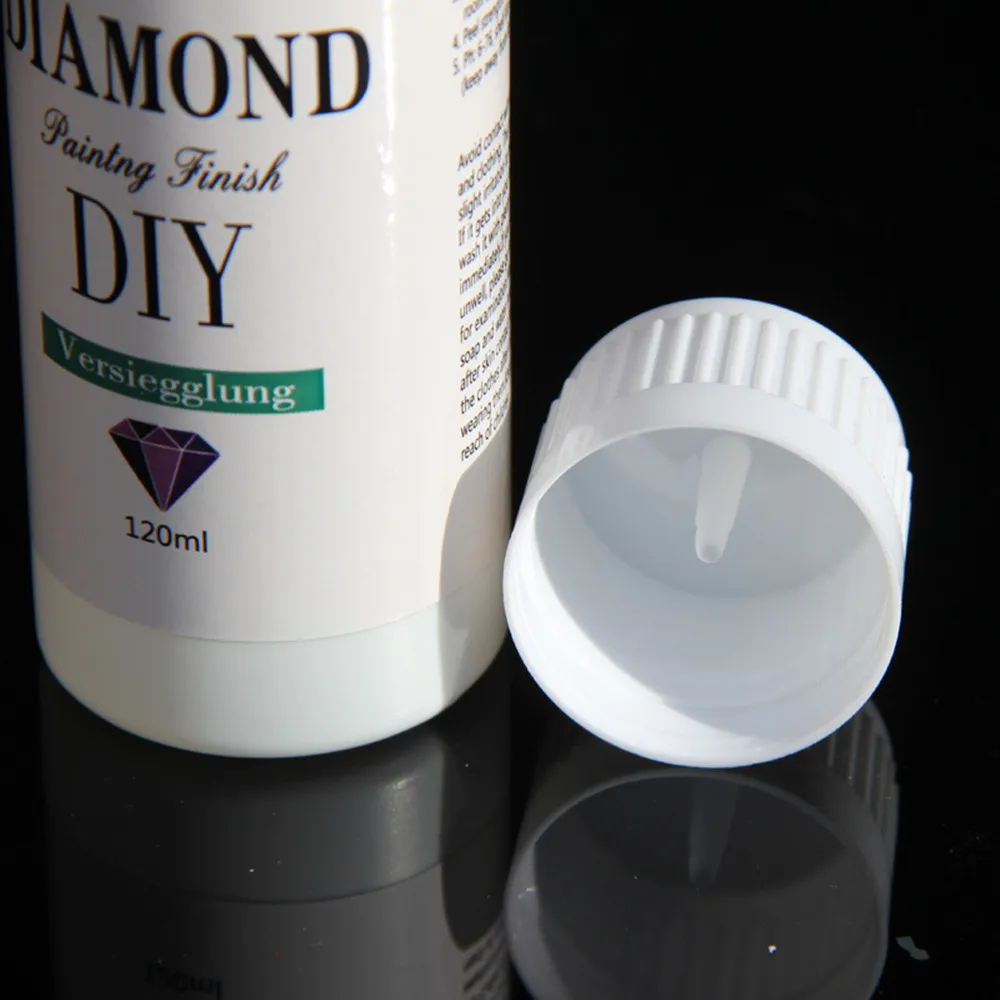 diy diamond painting 120ml 5D Diamond Painting Conserver Permanent Hold & Shine Effect Sealer for All 5D Diamond Painting Brightener Glue diy diamond embroidery