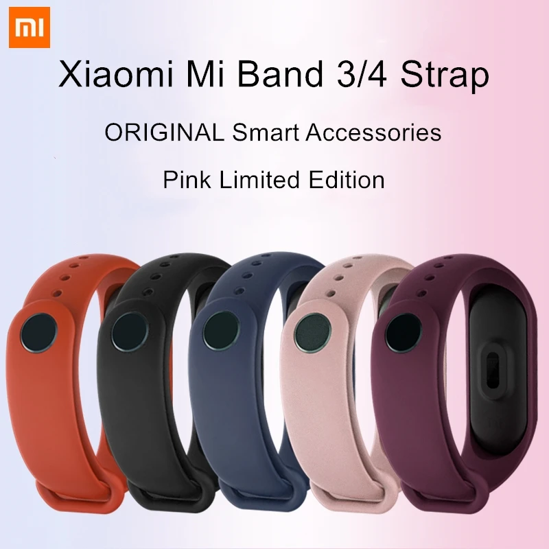Оригинальный ремешок Xiaomi смарт аксессуары для Mi Band 3 4 NFC
