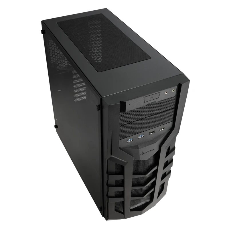 Корпус Sharkoon DG7000-G RGB ATX, mATX, Mini-ITX, Midi-Tower, 2xUSB 2.0, 2xUSB 3.0, Audio, 3x140mm fan, без БП, led RGB