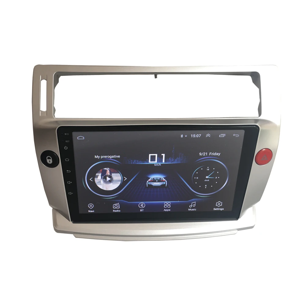 

9" Quad core 2.5D IPS screen Android 10 Car GPS radio Navigation for Citroen C4 2004-2010 with 4G/Wifi DVR OBD mirror link